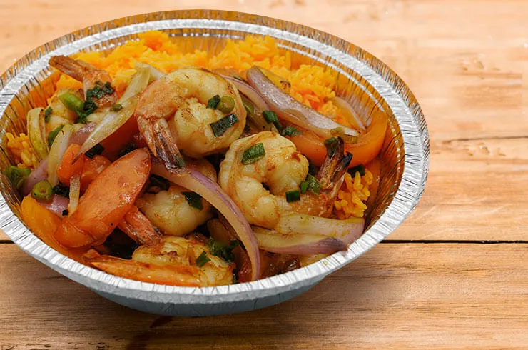 shrimps and rice